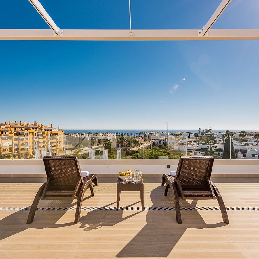 Aqua Apartments Vento, Marbella Bagian luar foto