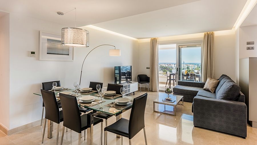 Aqua Apartments Vento, Marbella Bagian luar foto