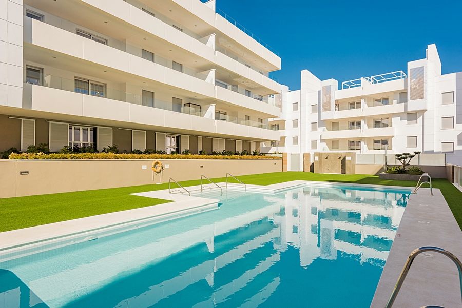 Aqua Apartments Vento, Marbella Bagian luar foto